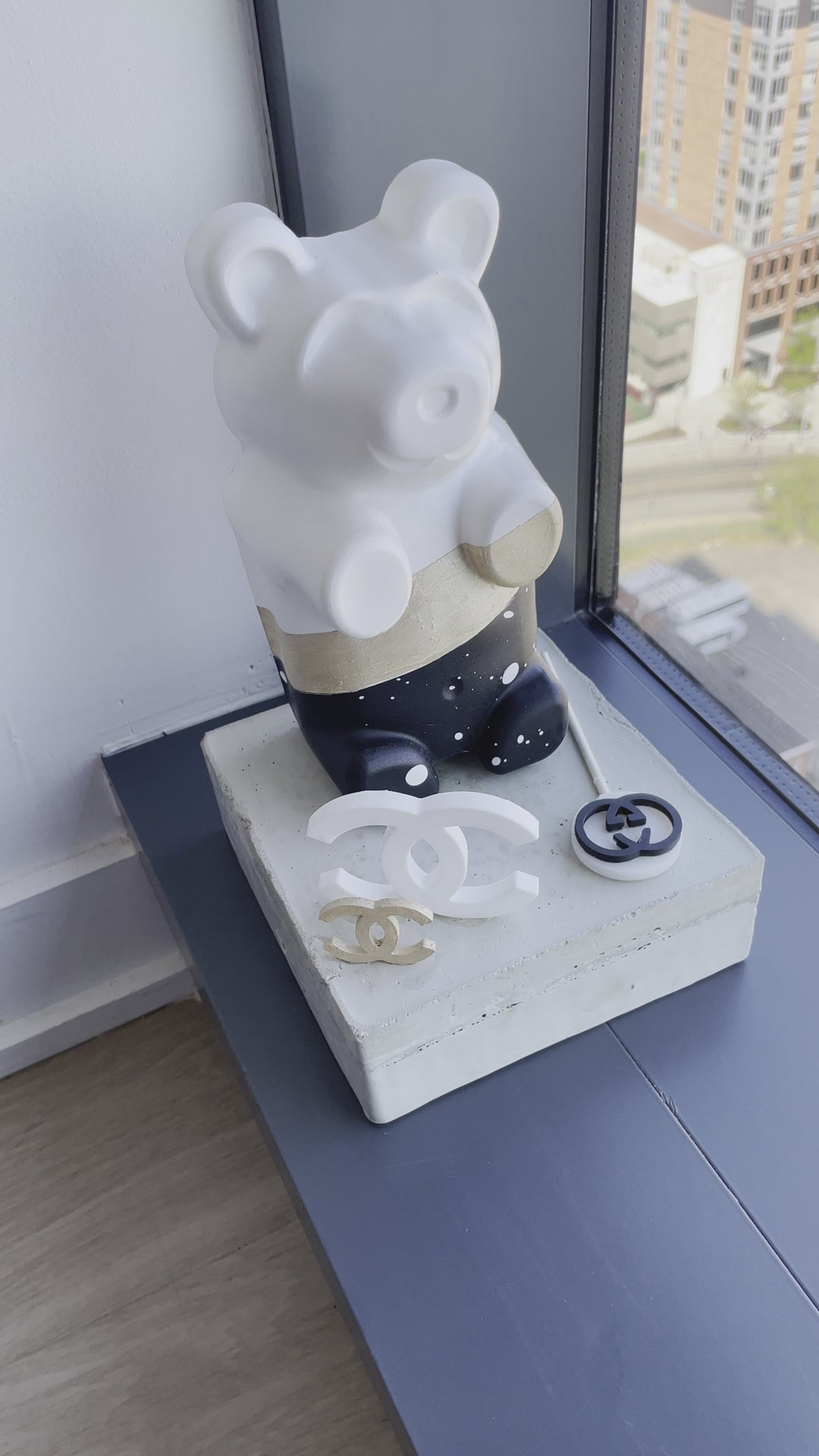 Chanel Bear Sculpture Luxxcreative